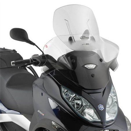 PIAGGIO Mp3 Touring 300 - 400 (11) / Mp3 Busines CÚPULA GIVI TRANSPARENTE AIRFLOW PIAGGIO Mp3 Touring 300 - 400 (11) / Mp3 Busines CÚPULA GIVI TRANSPARENTE AIRFLOW